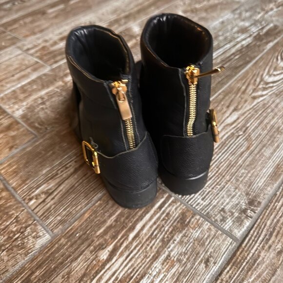 Rupert Sanderson Ankle Boots Women 6.5 Italy‎ Old Money Countryside Zip Buckle - Picture 6 of 8